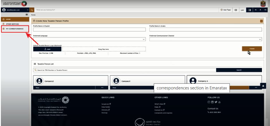 VAT registration certificate