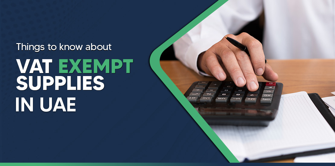 About VAT exempt supplies in UAE